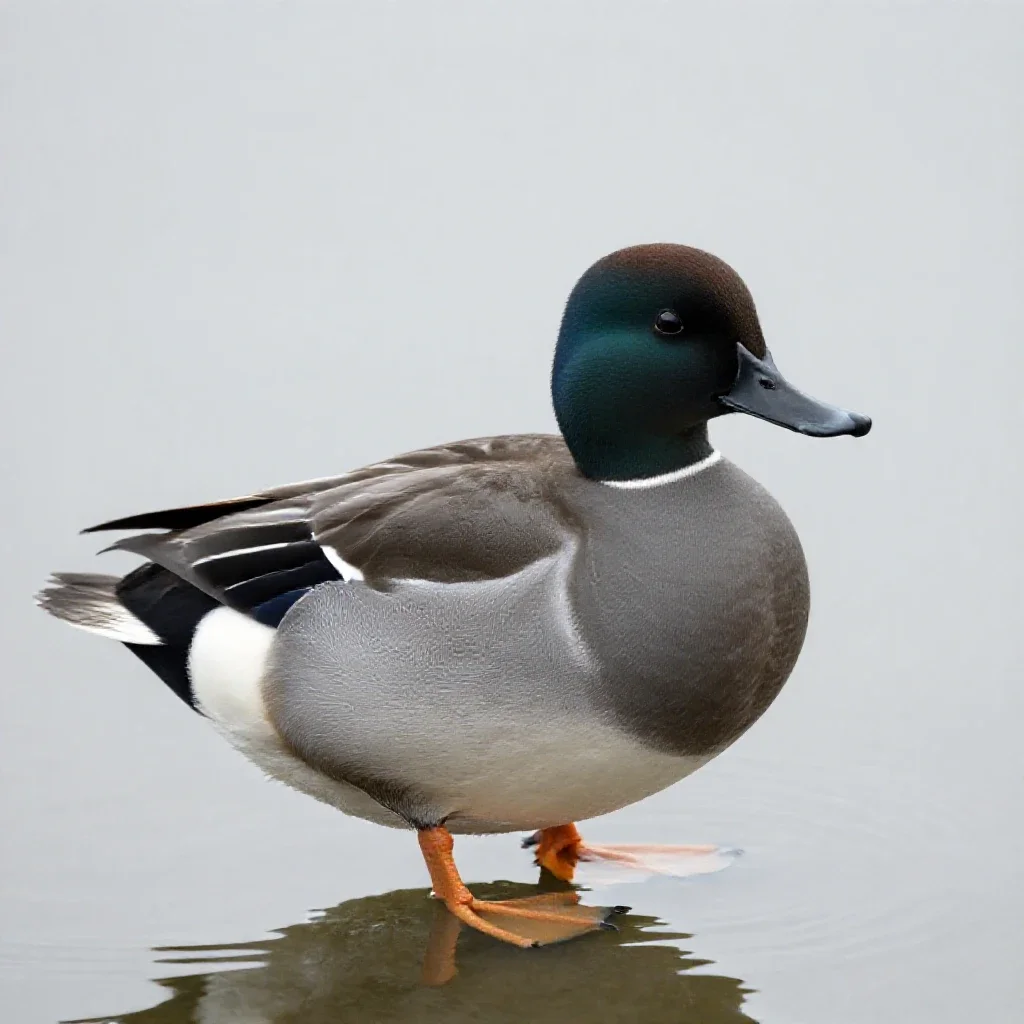 Scoter isolated on a white background