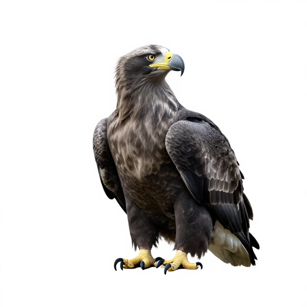 Sea eagle isolated on a white background