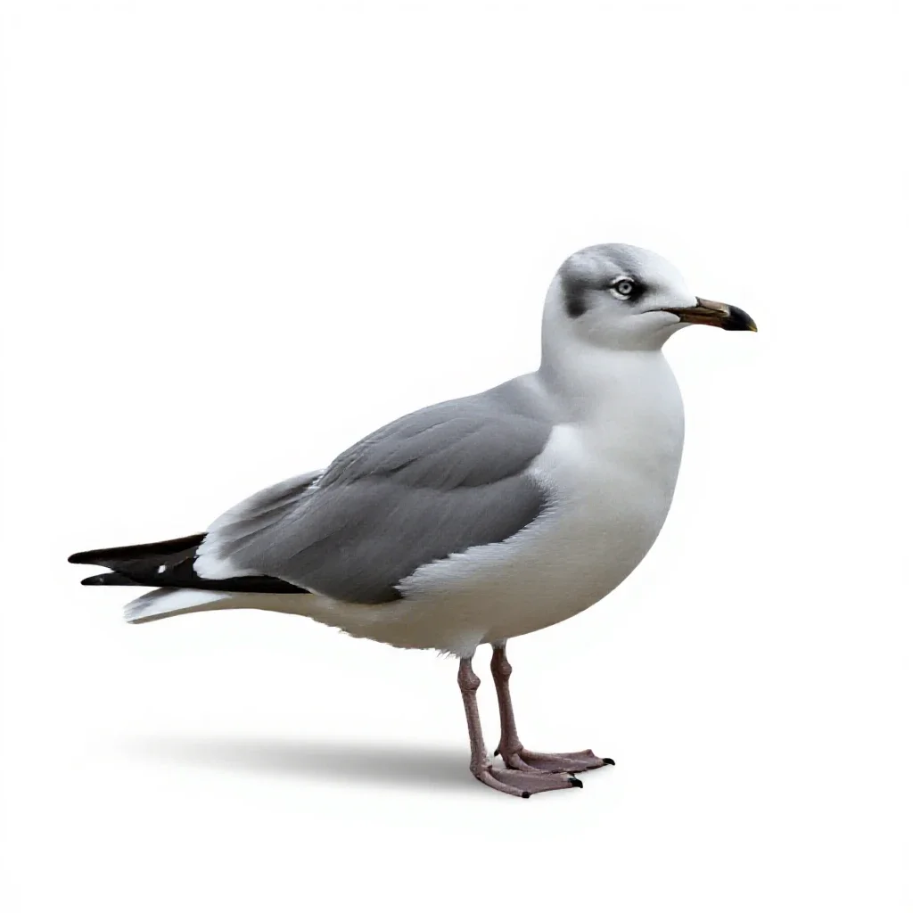 Seabird isolated on a white background
