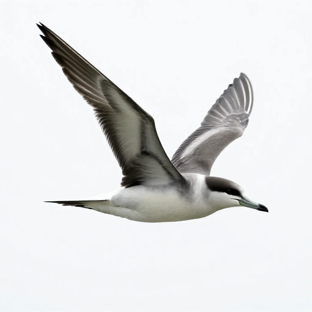 Shearwater isolated on a white background