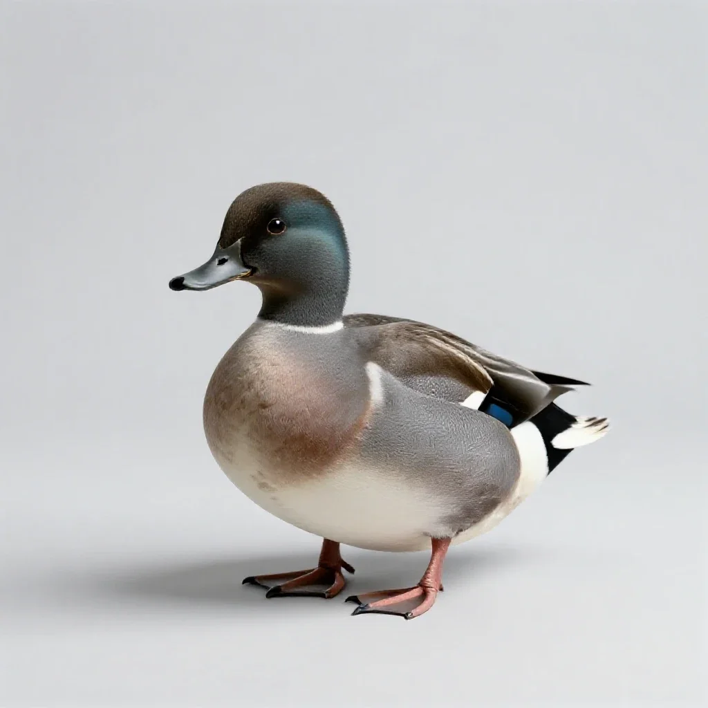 Sheldrake isolated on a white background