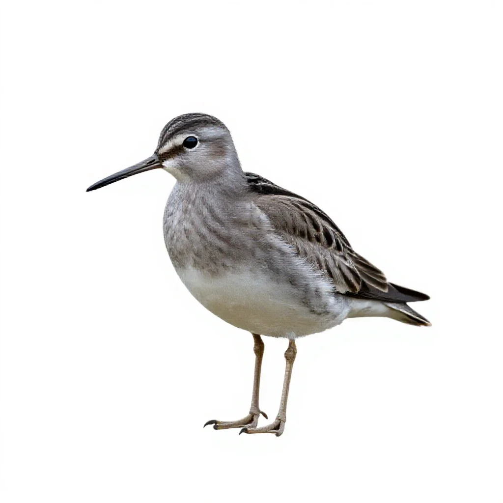 Snipe isolated on a white background