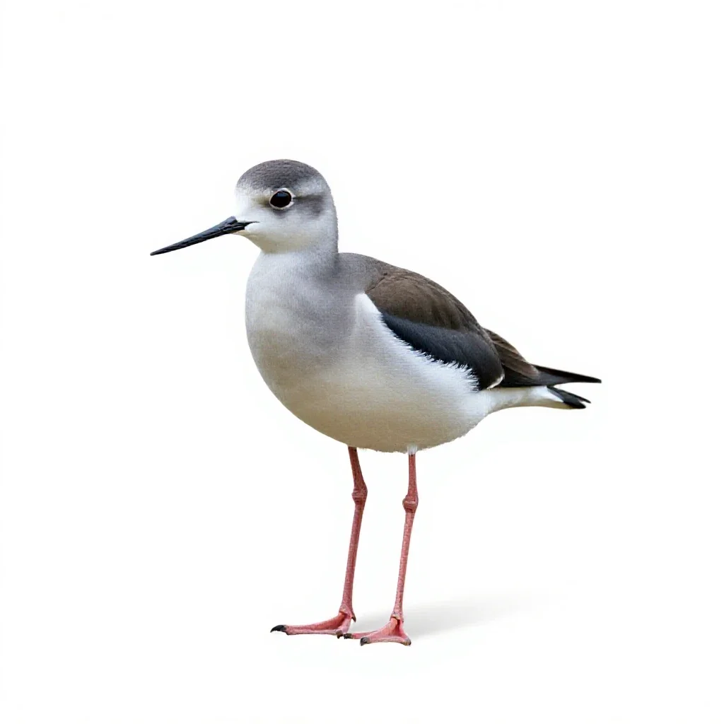 Stilt isolated on a white background