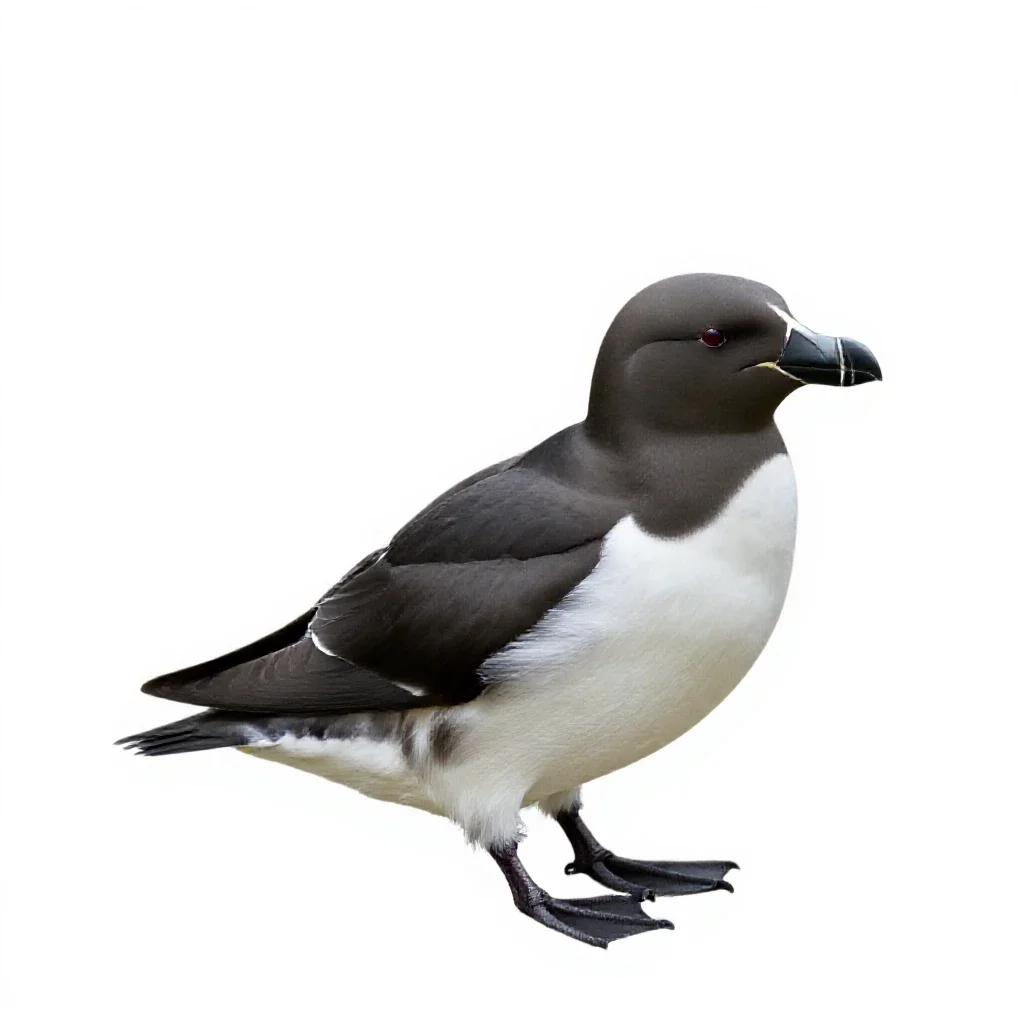 Stormy petrel isolated on a white background