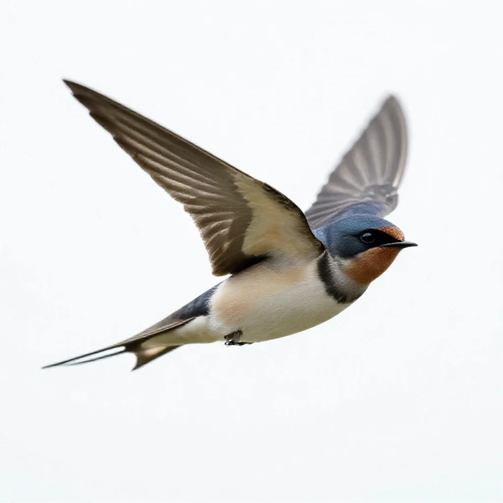 Swift isolated on a white background