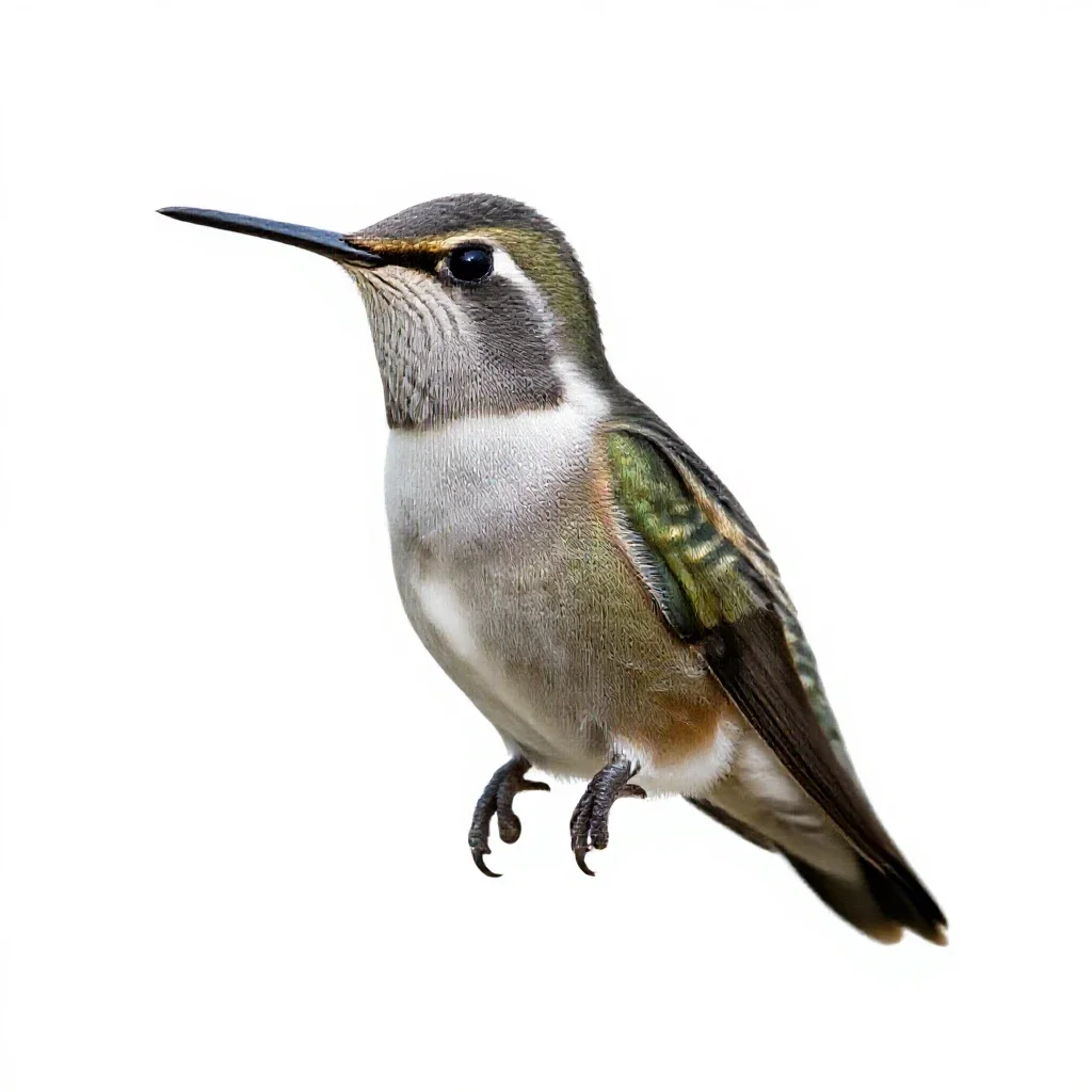 Thornbill isolated on a white background