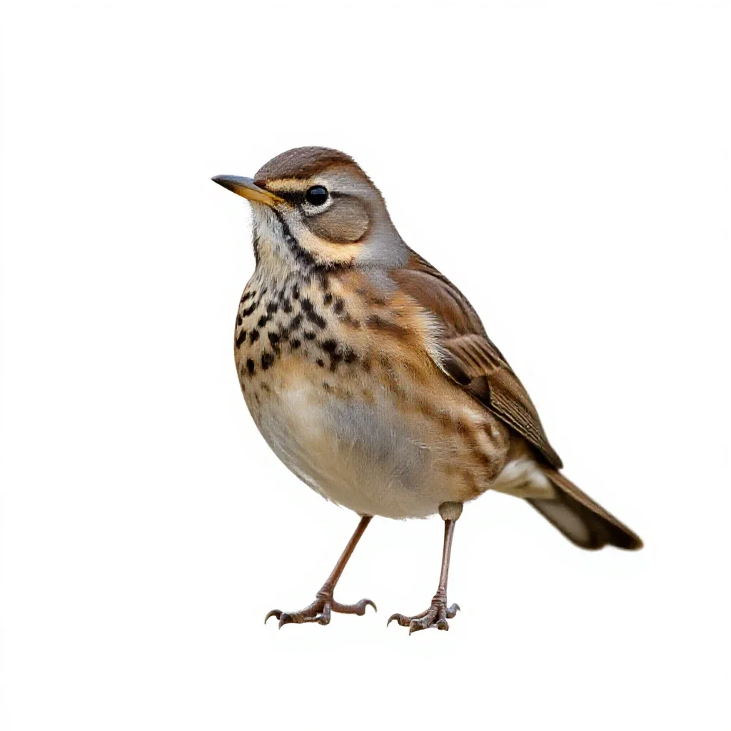 Thrush isolated on a white background