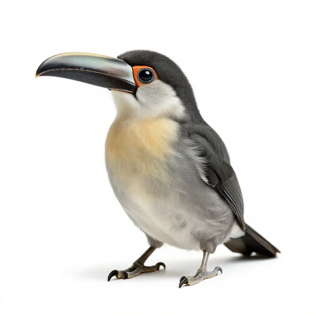 Toucanet isolated on a white background