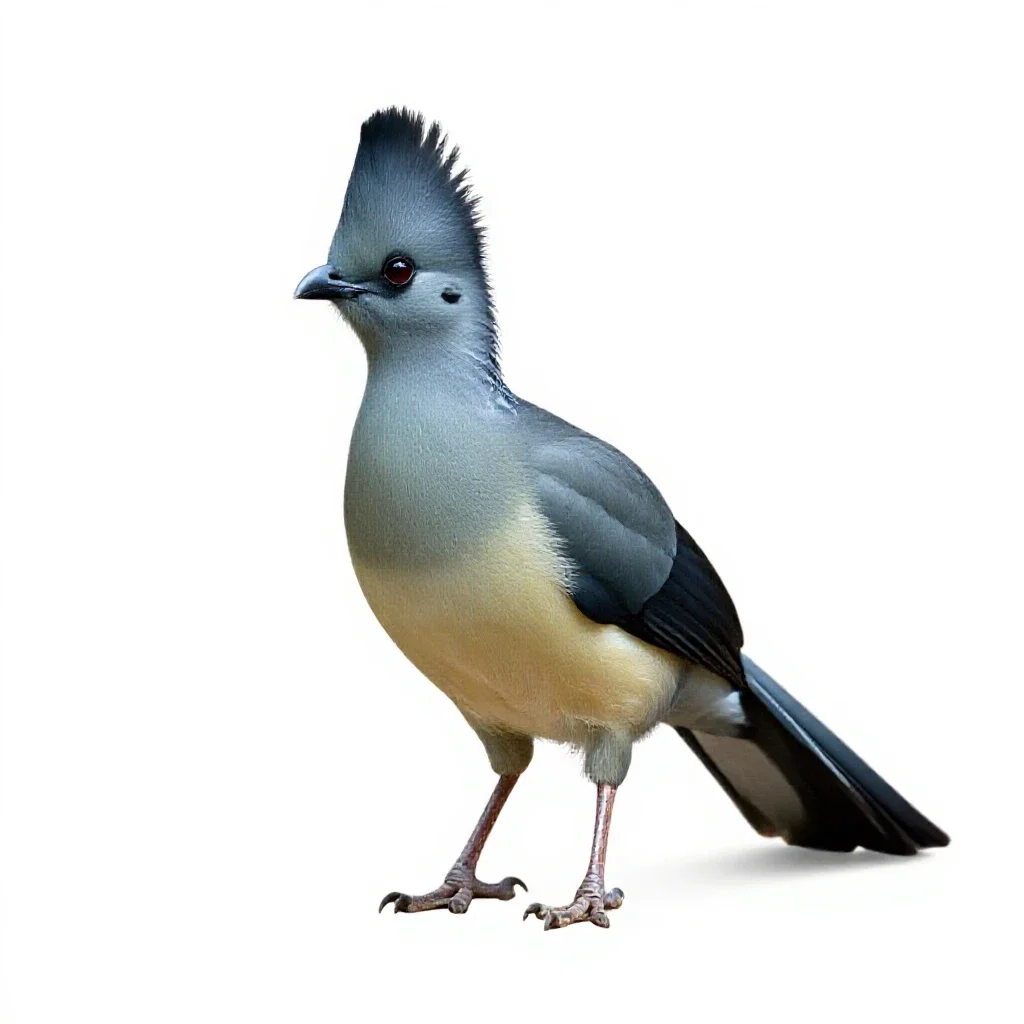 Touraco isolated on a white background