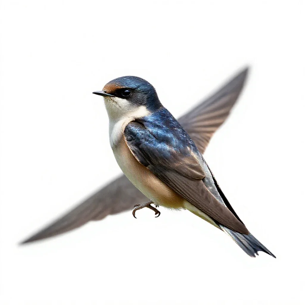 Tree swift isolated on a white background