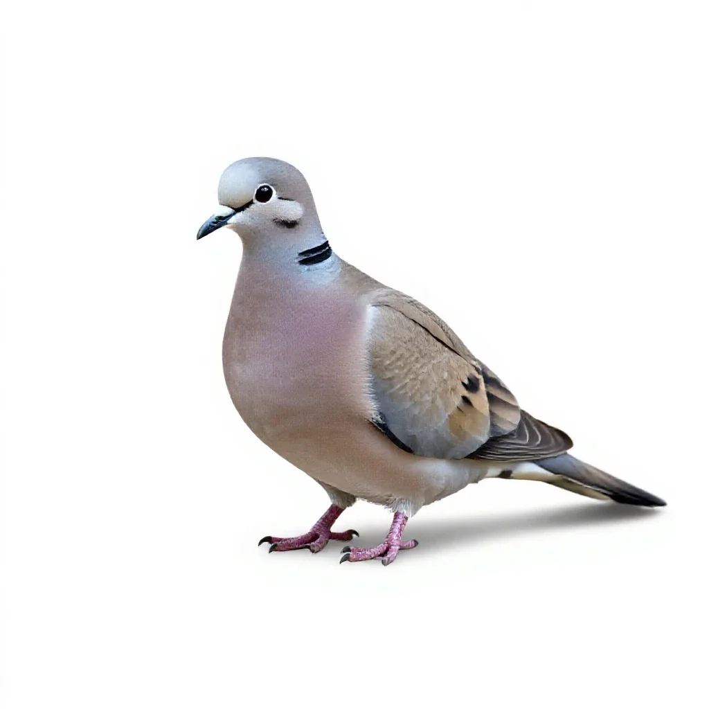 Turtledove isolated on a white background