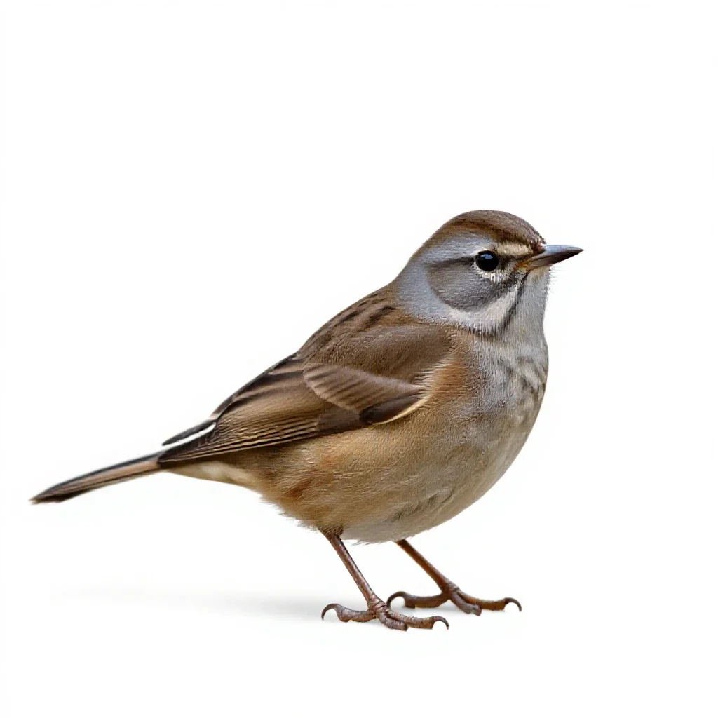 Veery isolated on a white background