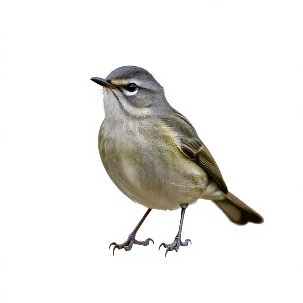 Vireo isolated on a white background