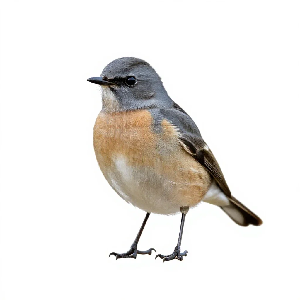 Wheatear isolated on a white background