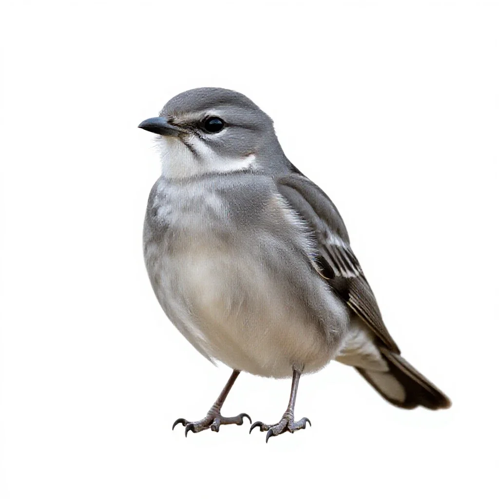 Whippoorwill isolated on a white background