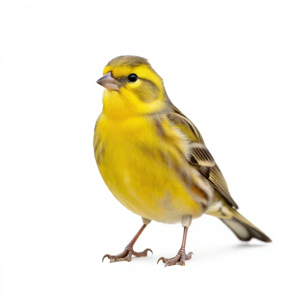 Yellowhammer isolated on a white background