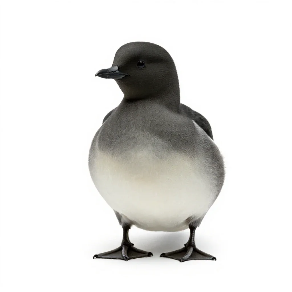 Auk isolated on a white background