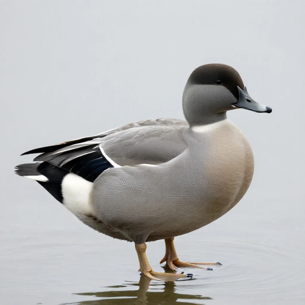 Eider isolated on a white background