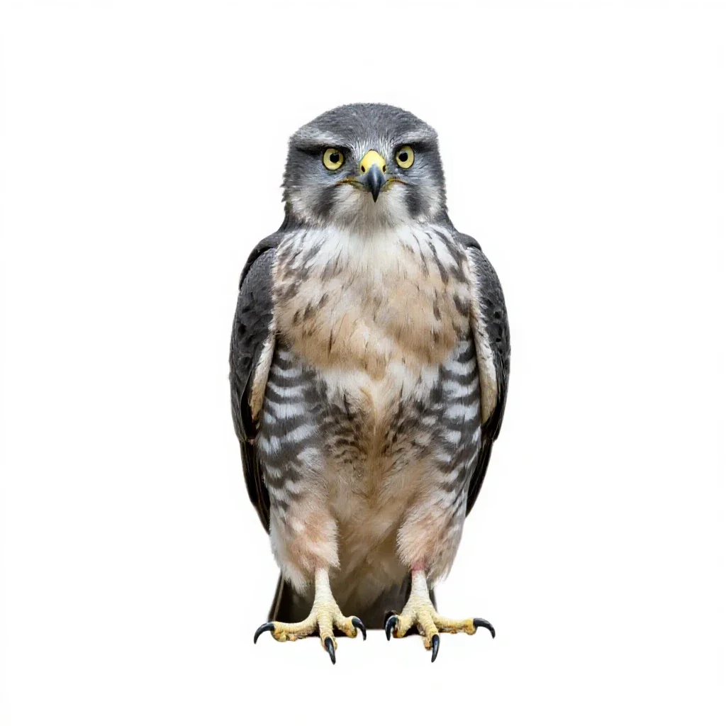 Eyas isolated on a white background