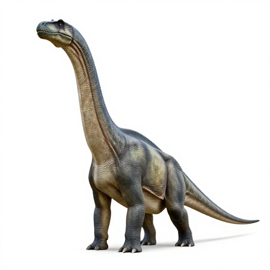 Barosaur isolated on a white background