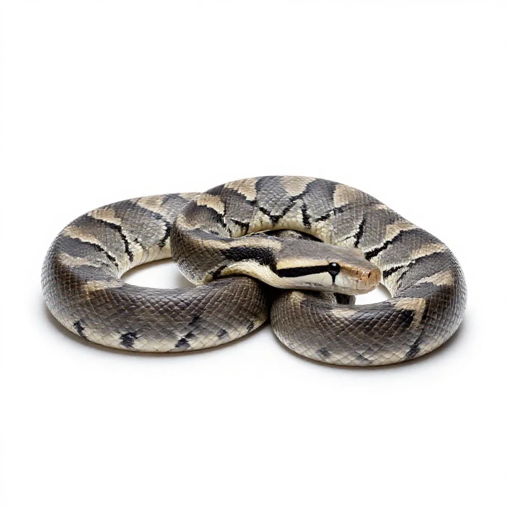 Boa constrictor isolated on a white background