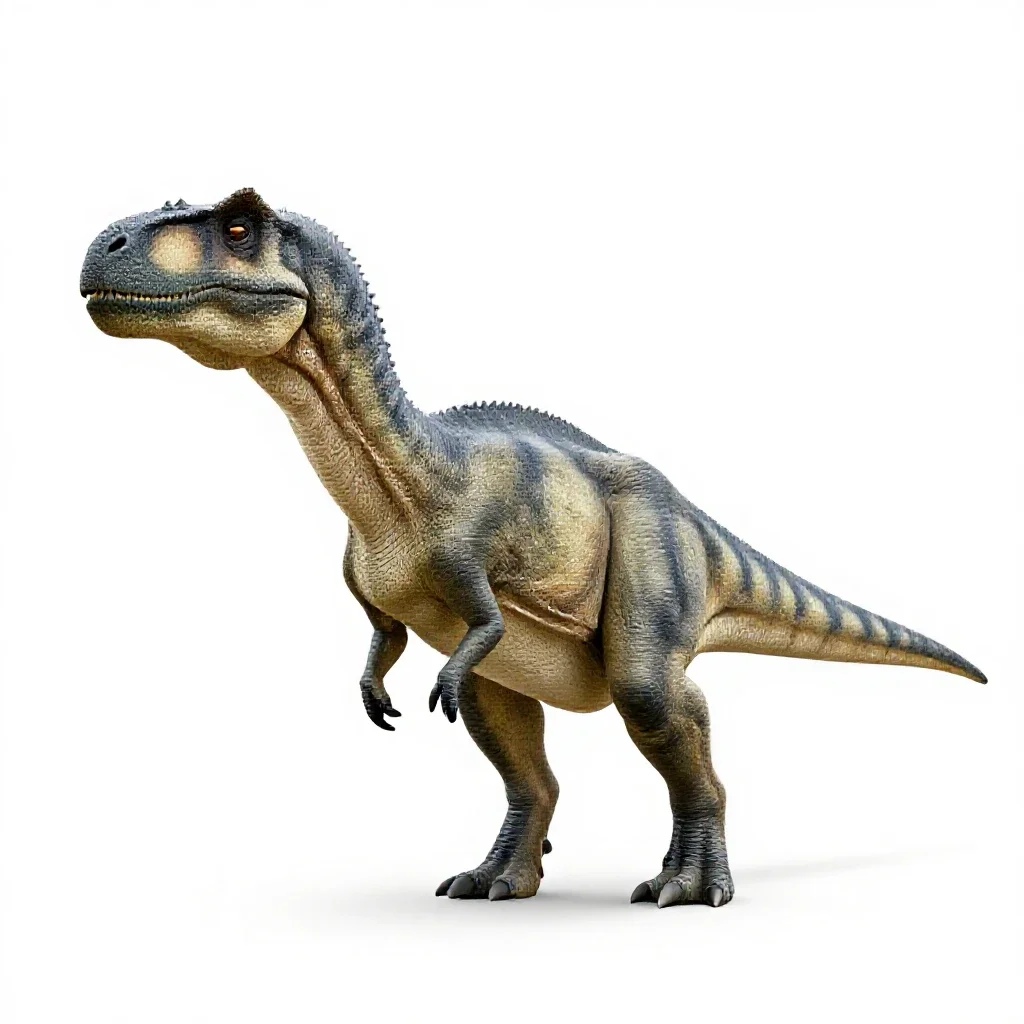 Bone-headed dinosaur isolated on a white background