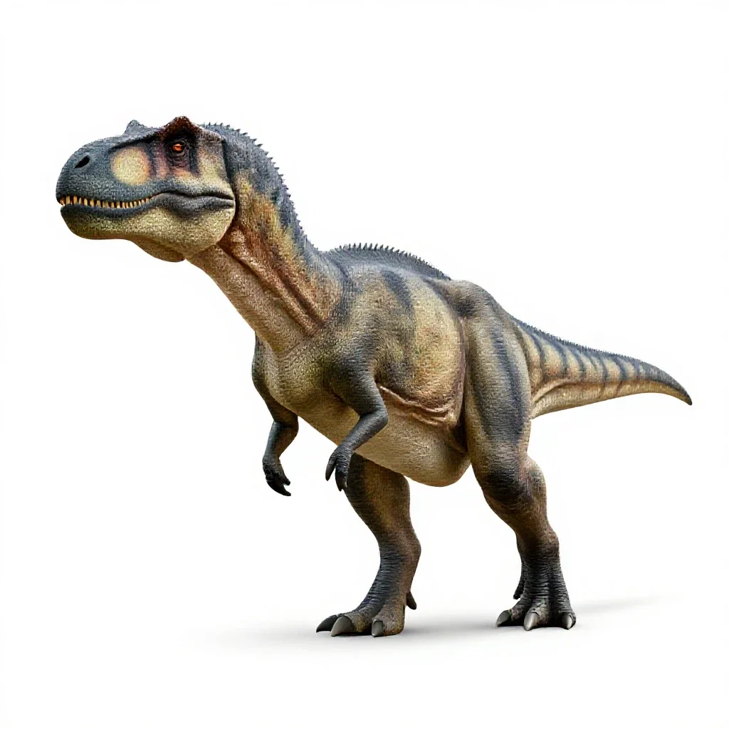 Carnosaur isolated on a white background