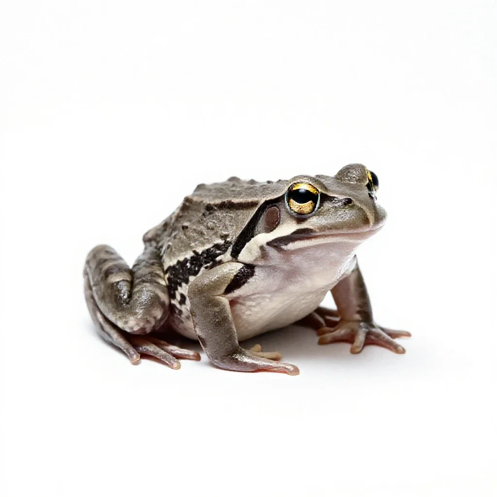 Cascades frog isolated on a white background