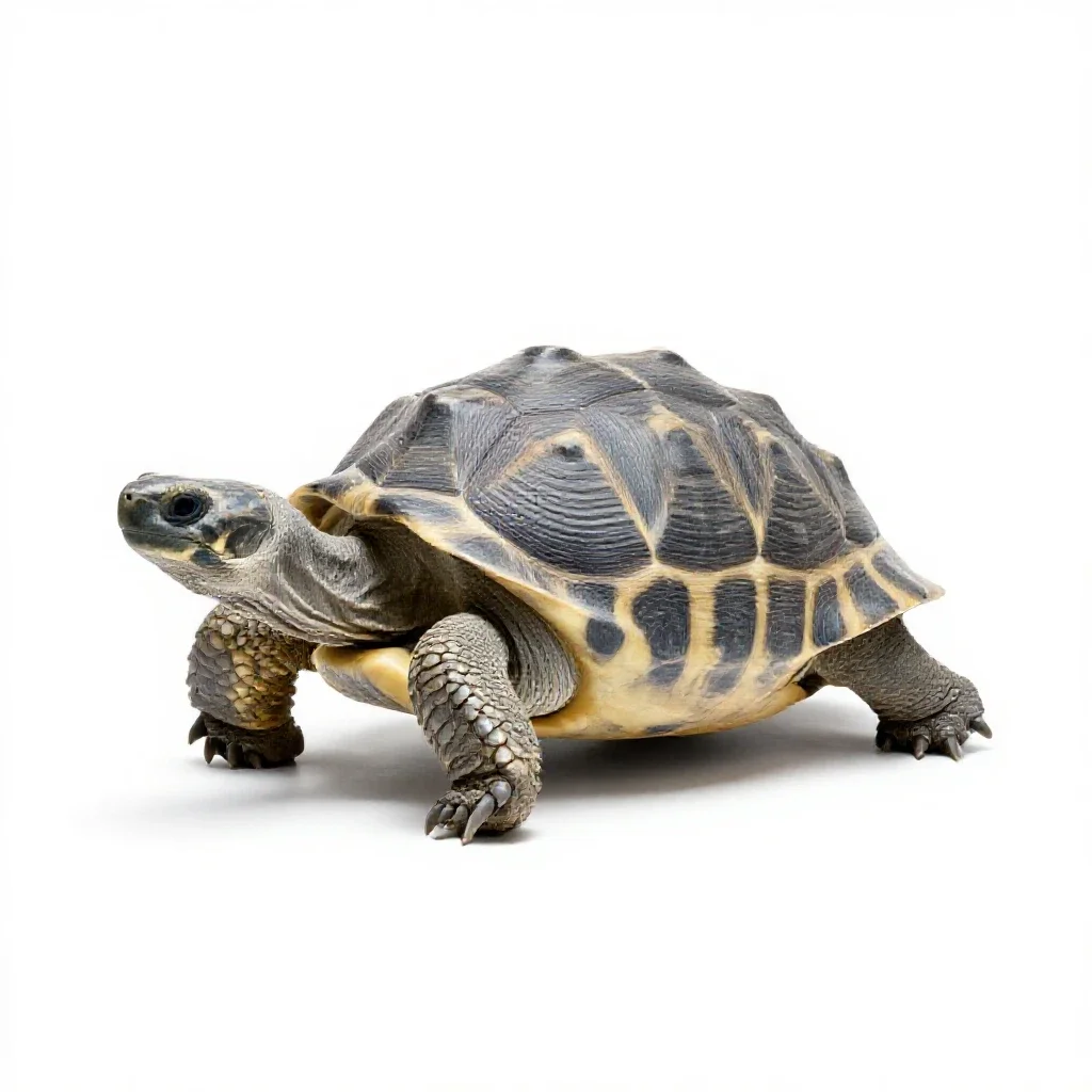 Chelonian isolated on a white background