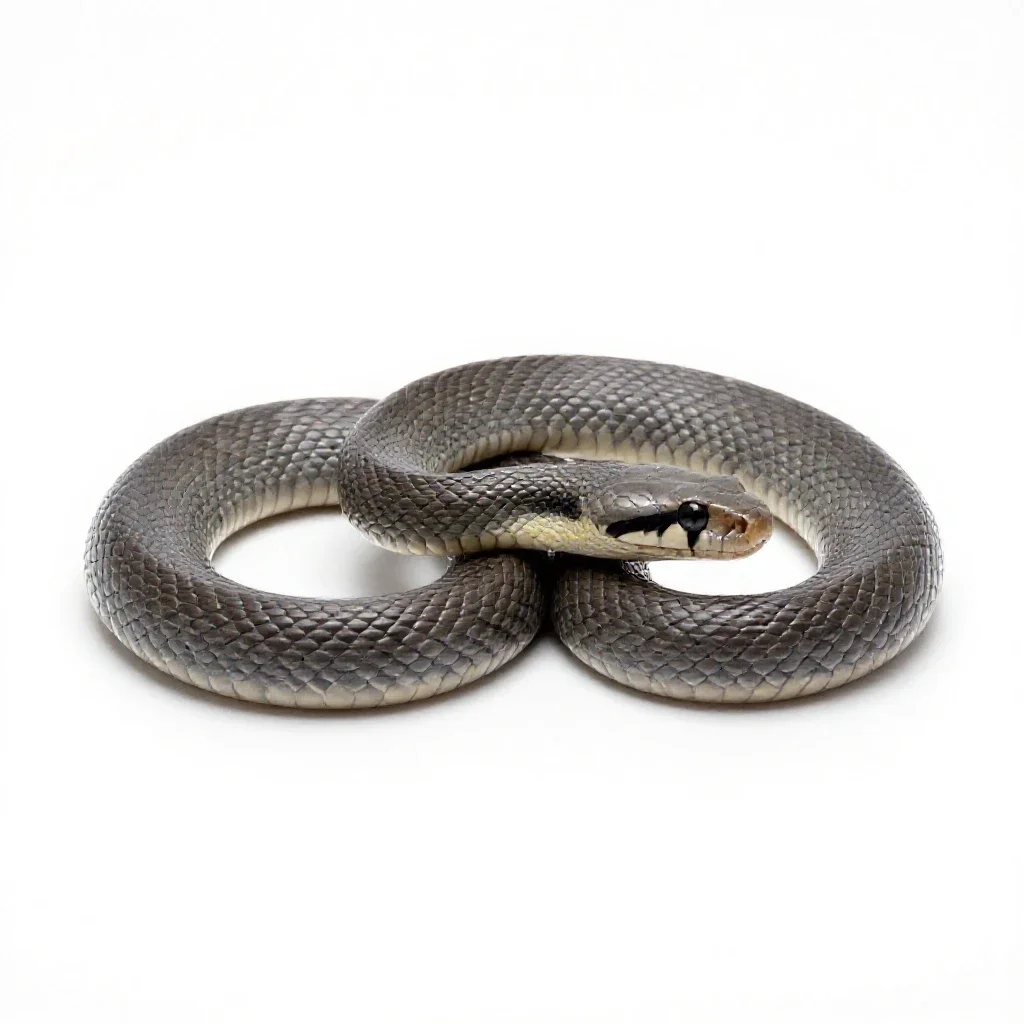 Chicken snake isolated on a white background