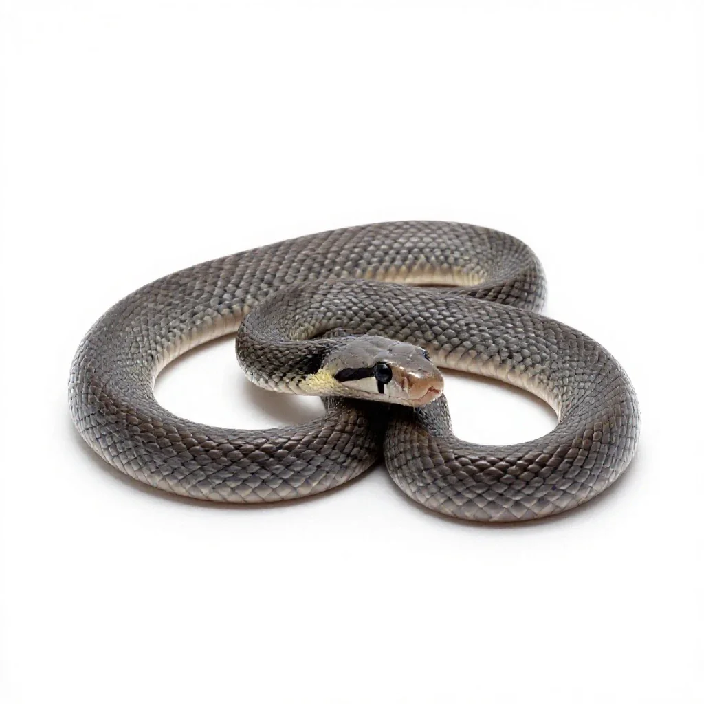 Corn snake isolated on a white background