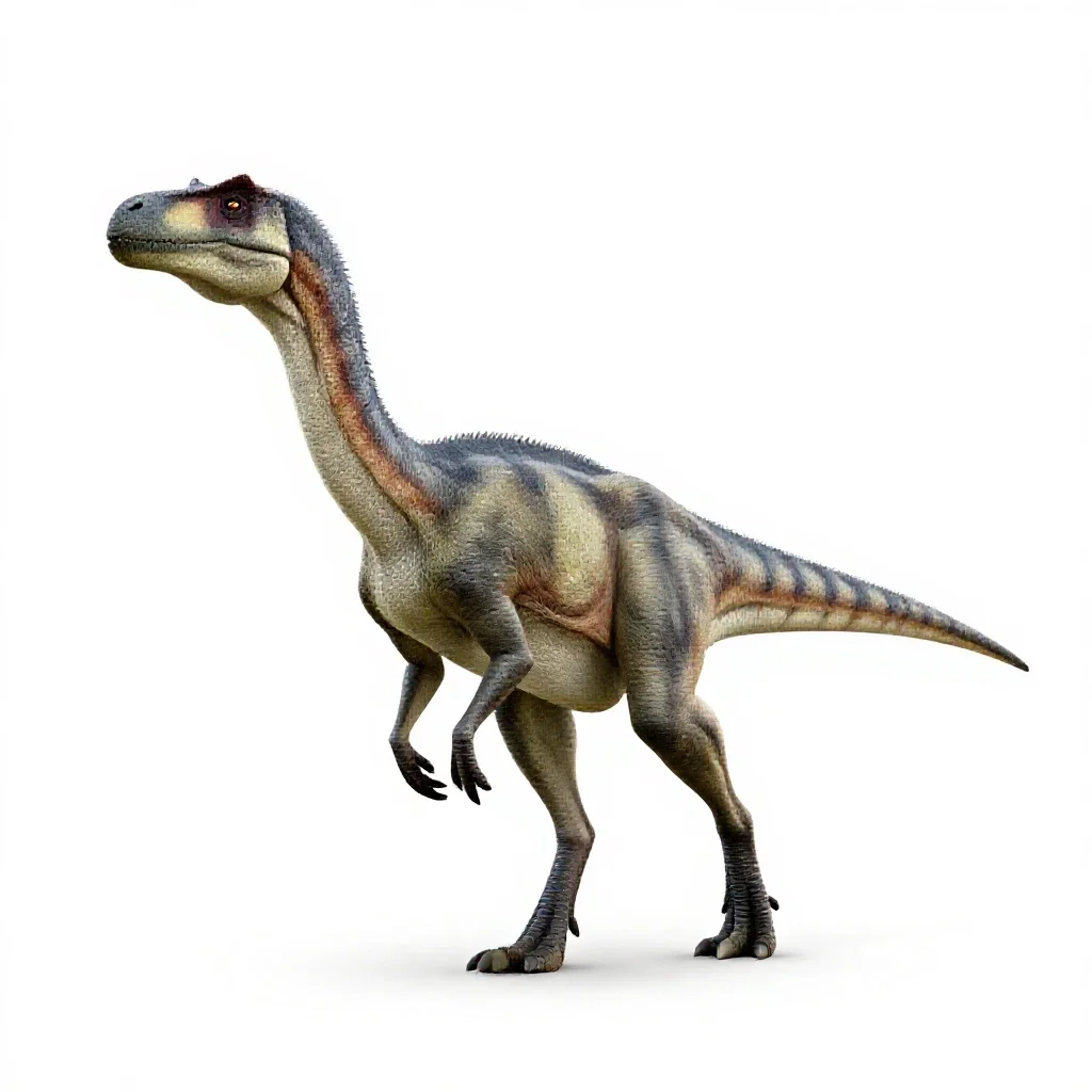 Deinocheirus isolated on a white background