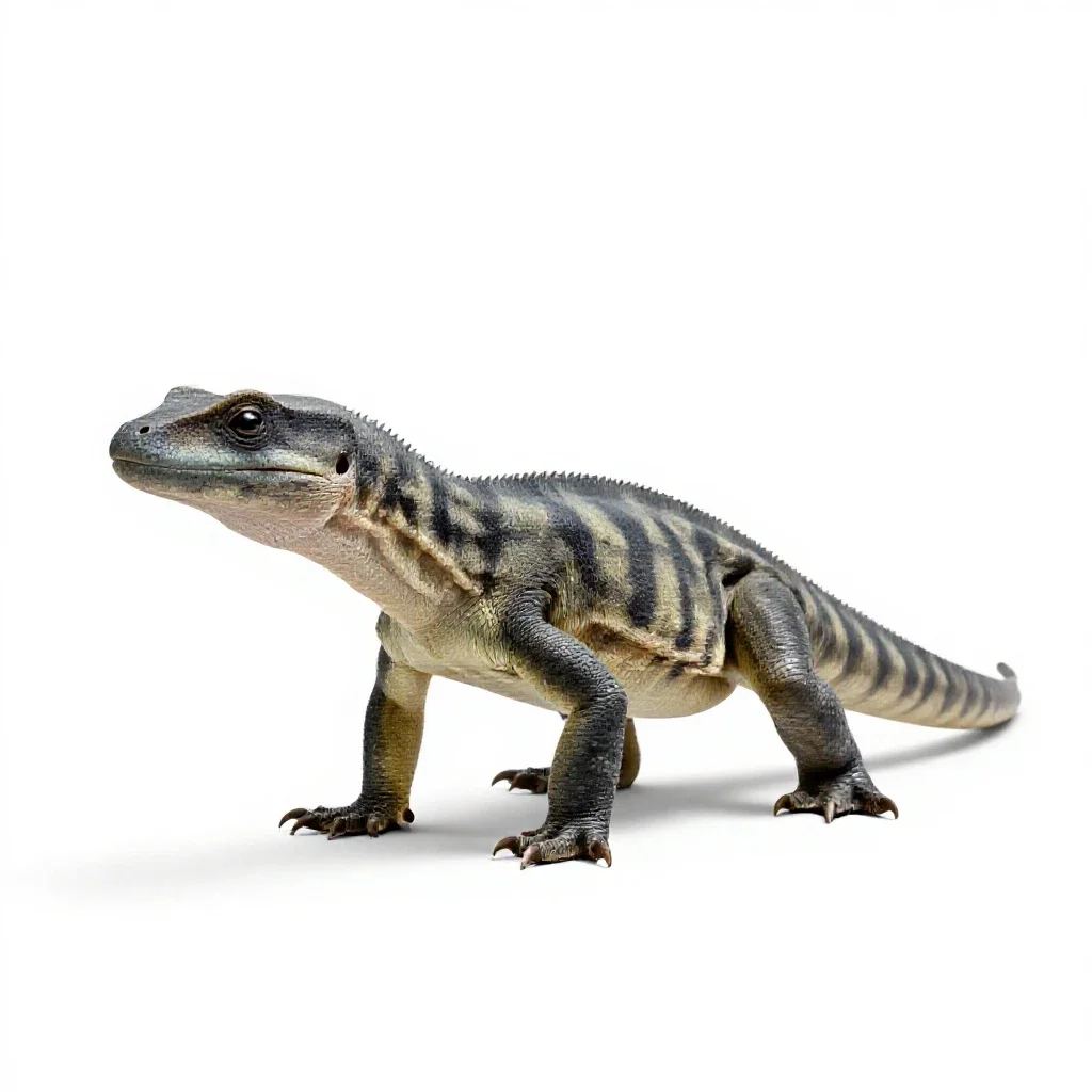 Diapsid isolated on a white background