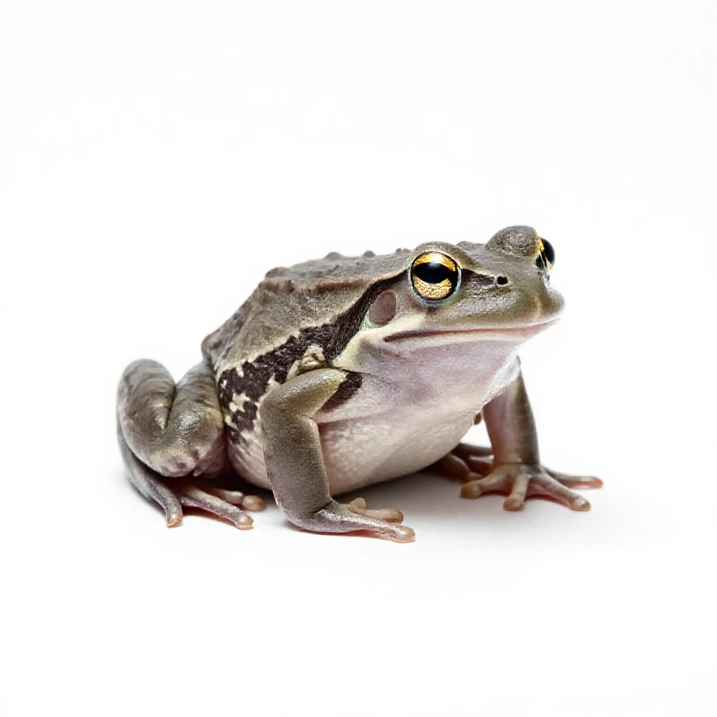Frog isolated on a white background