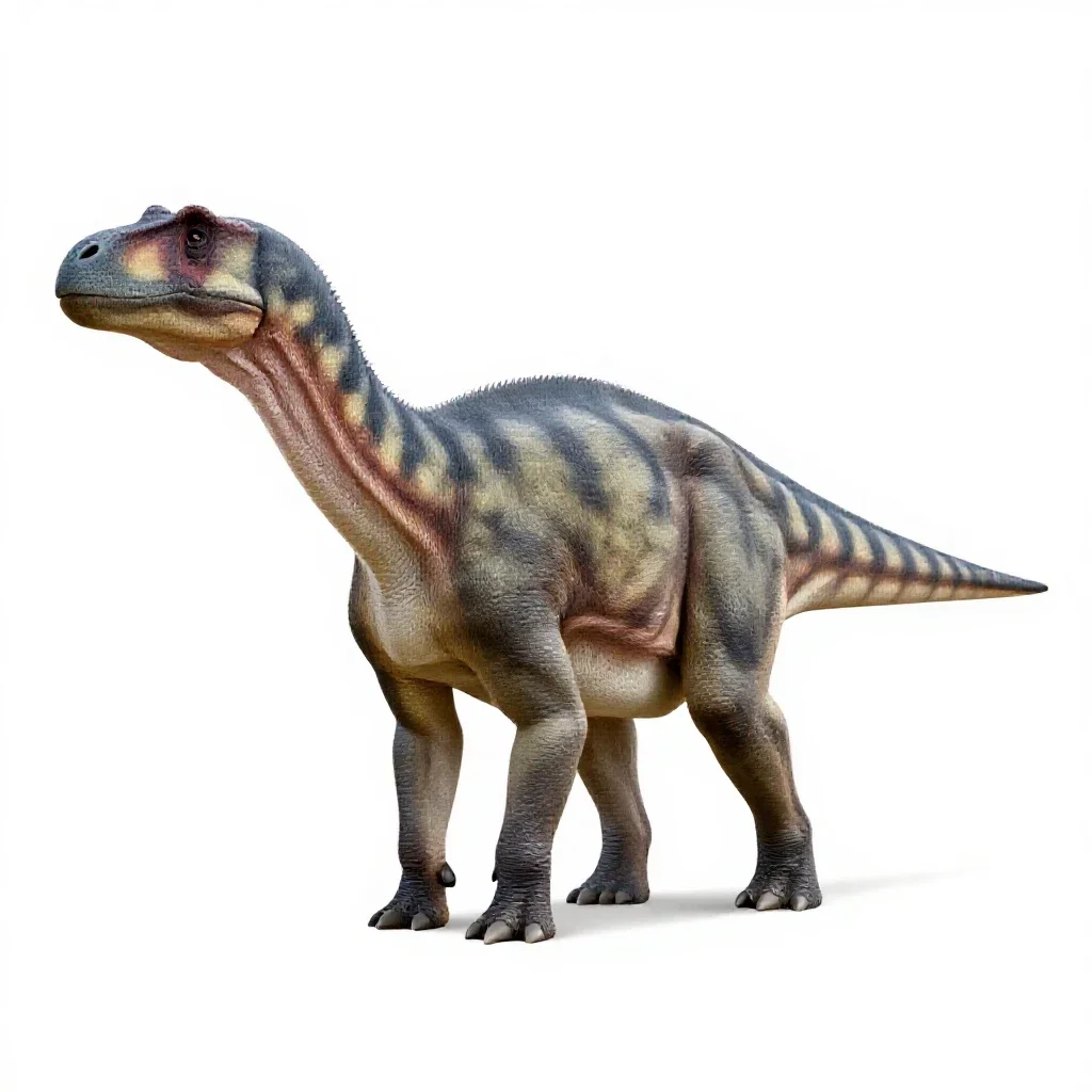 Hadrosaur isolated on a white background