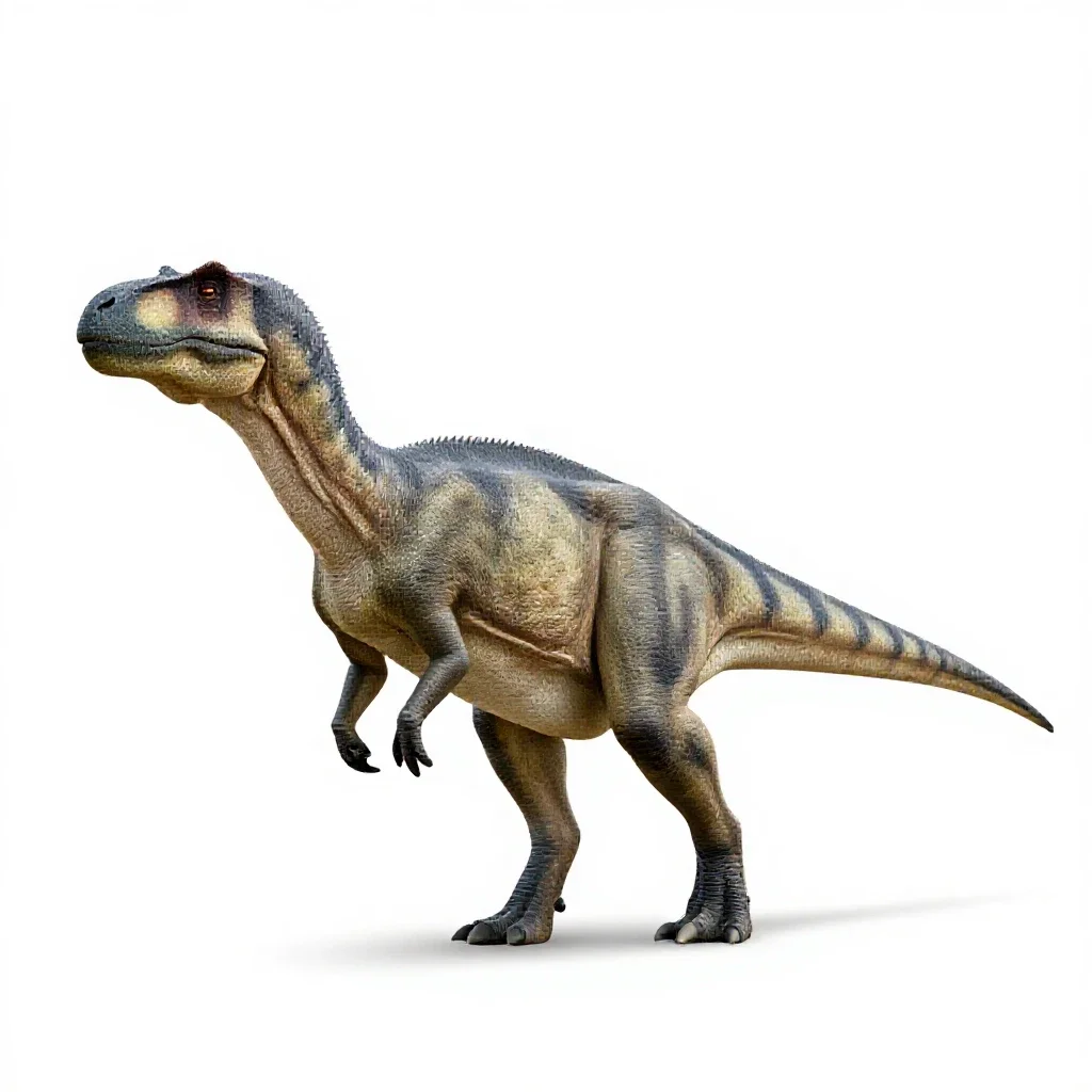 Herrerasaur isolated on a white background