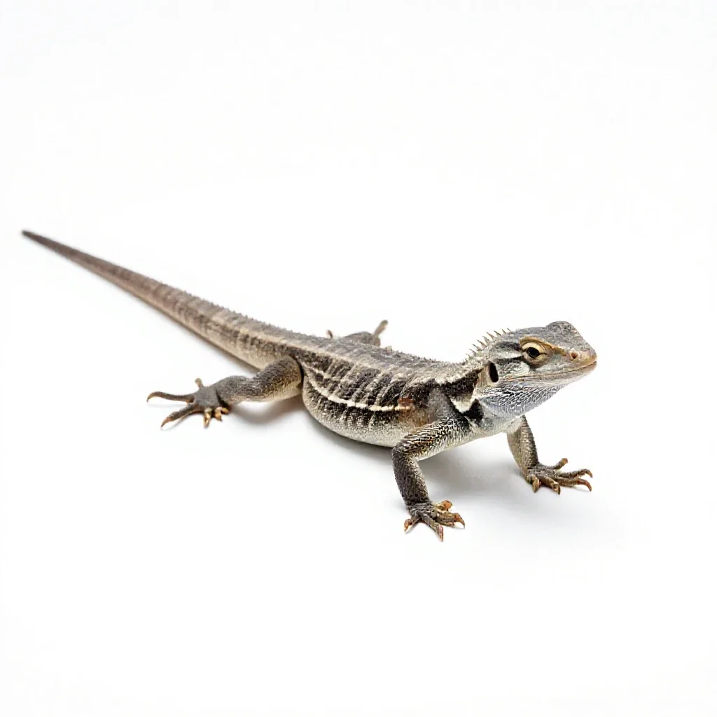 Lizard isolated on a white background