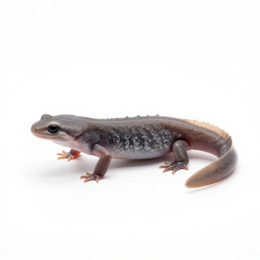 Newt isolated on a white background
