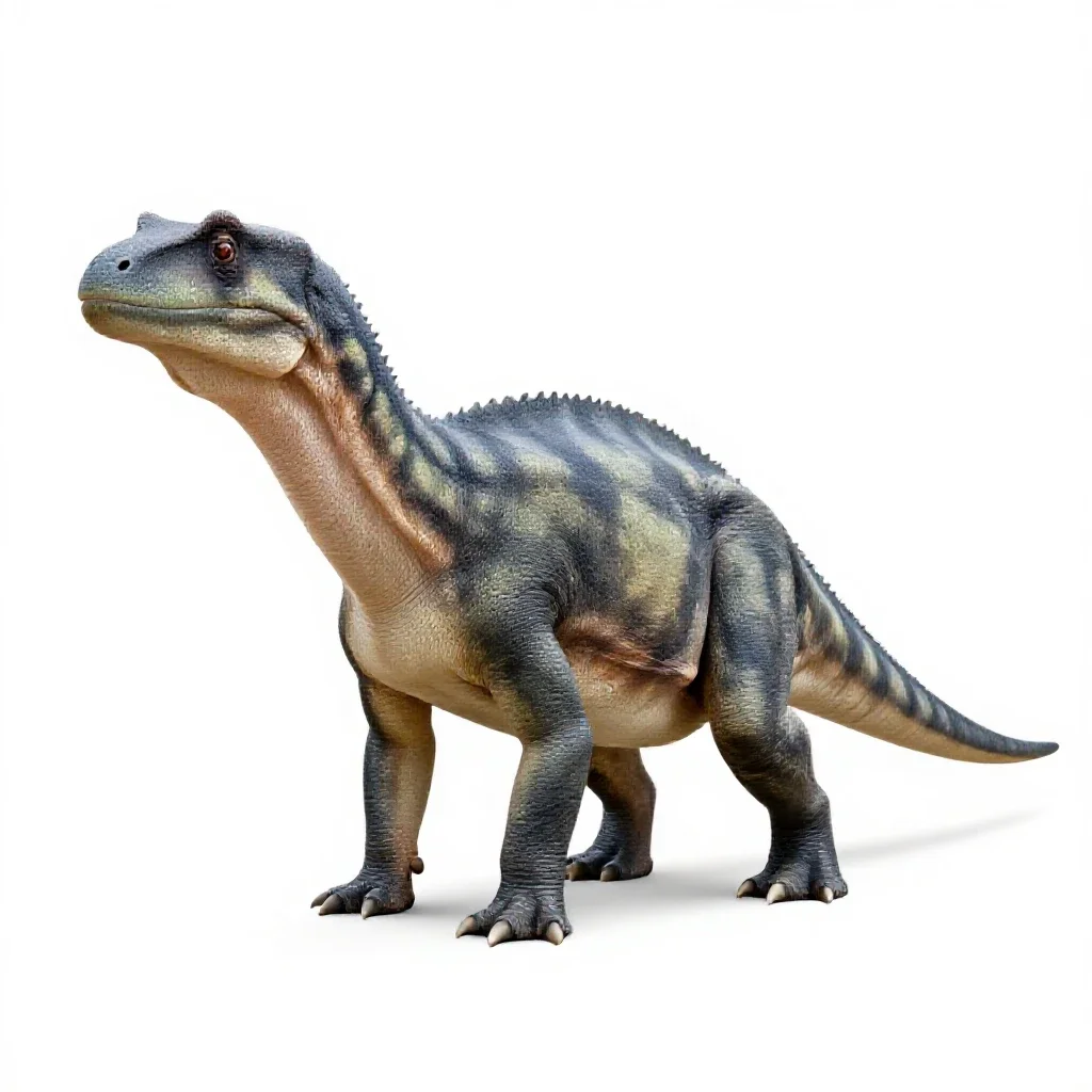 Nothosaur isolated on a white background