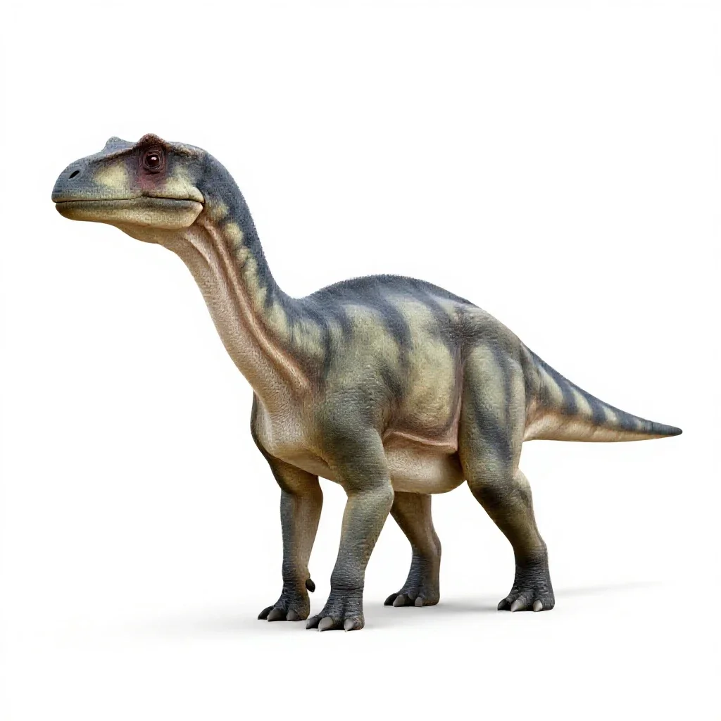 Pachycephalosaur isolated on a white background