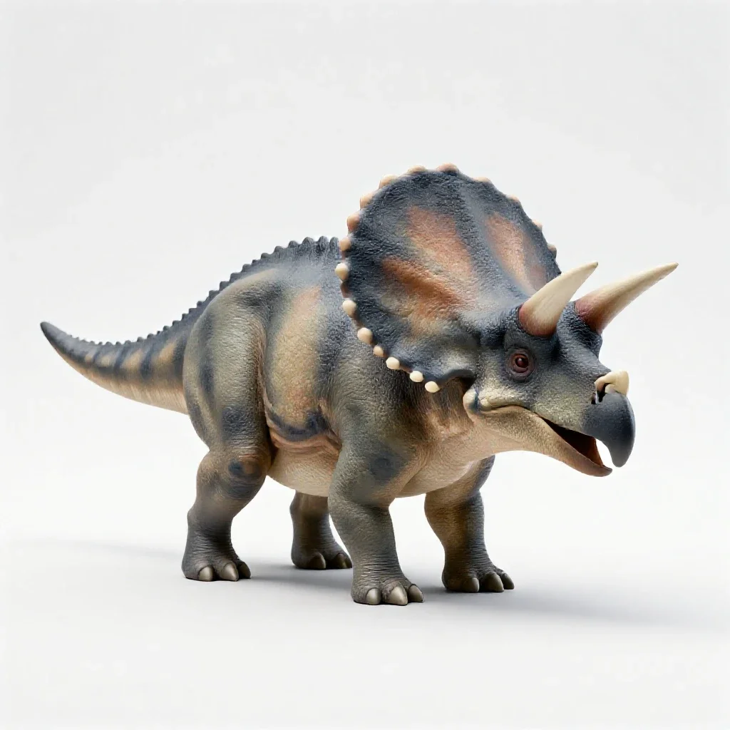 Protoceratops isolated on a white background