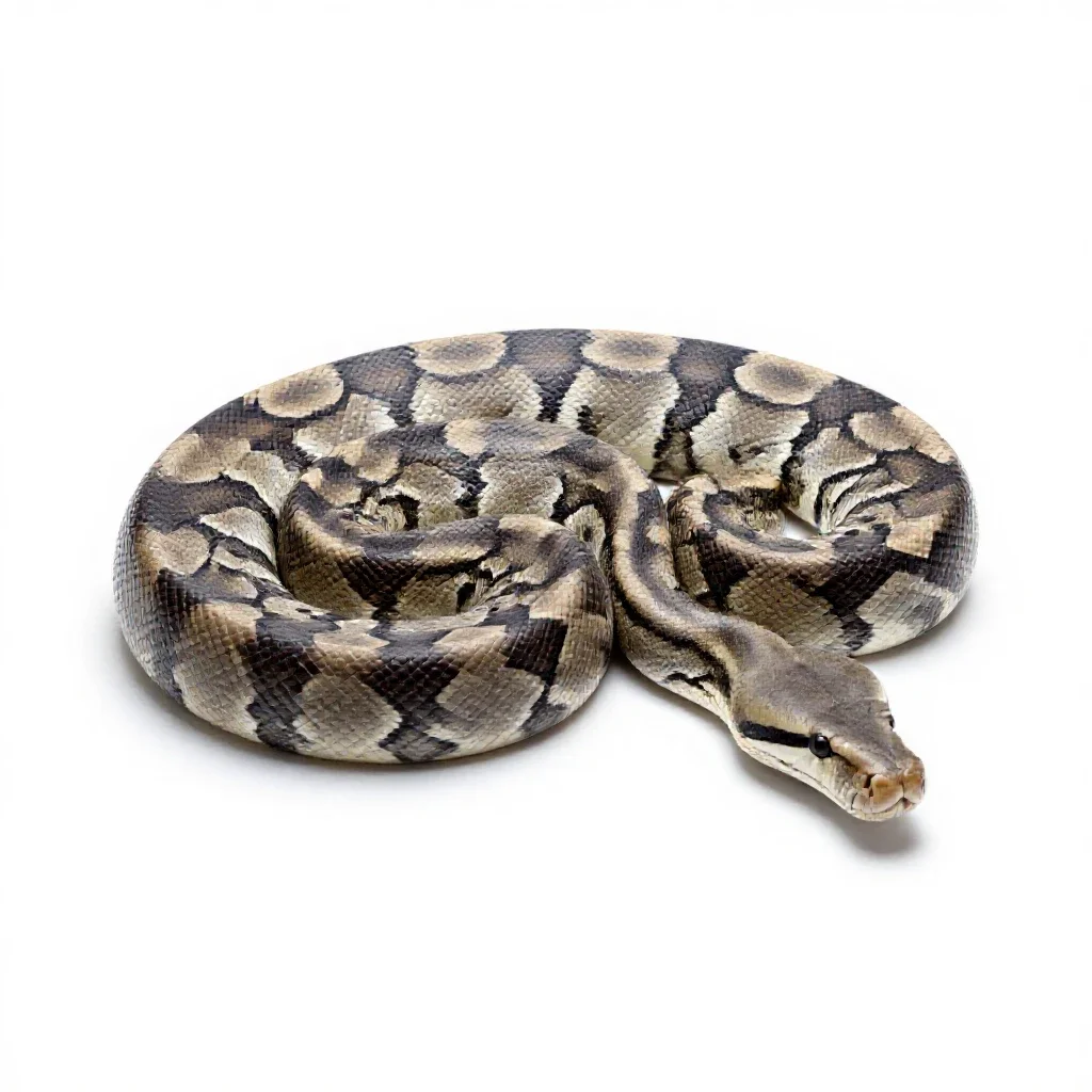 Python isolated on a white background