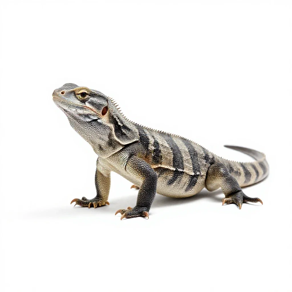 Reptile isolated on a white background