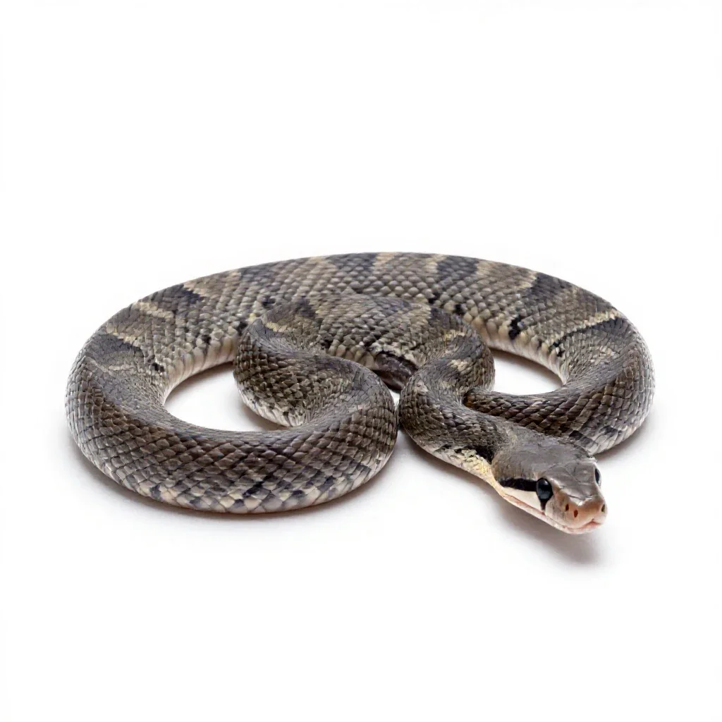 Rosy boa isolated on a white background