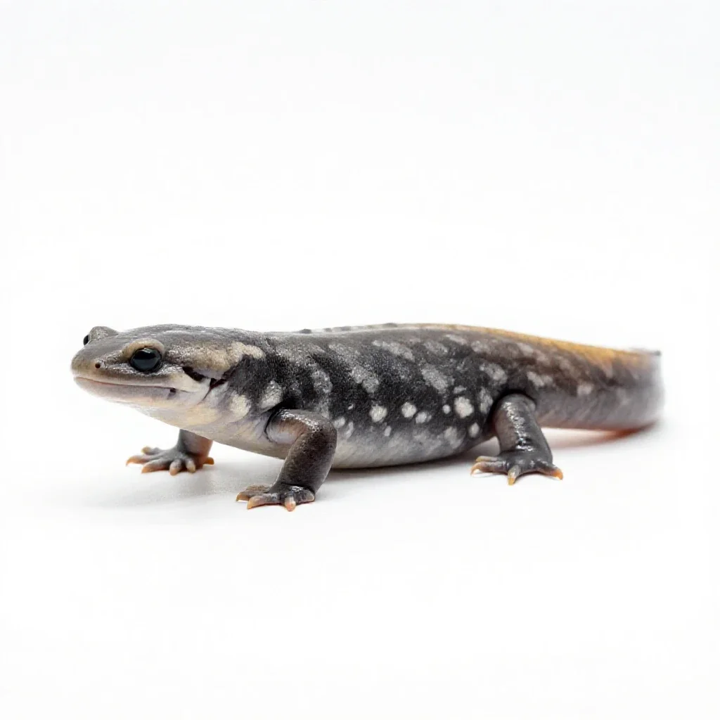 Salamander isolated on a white background
