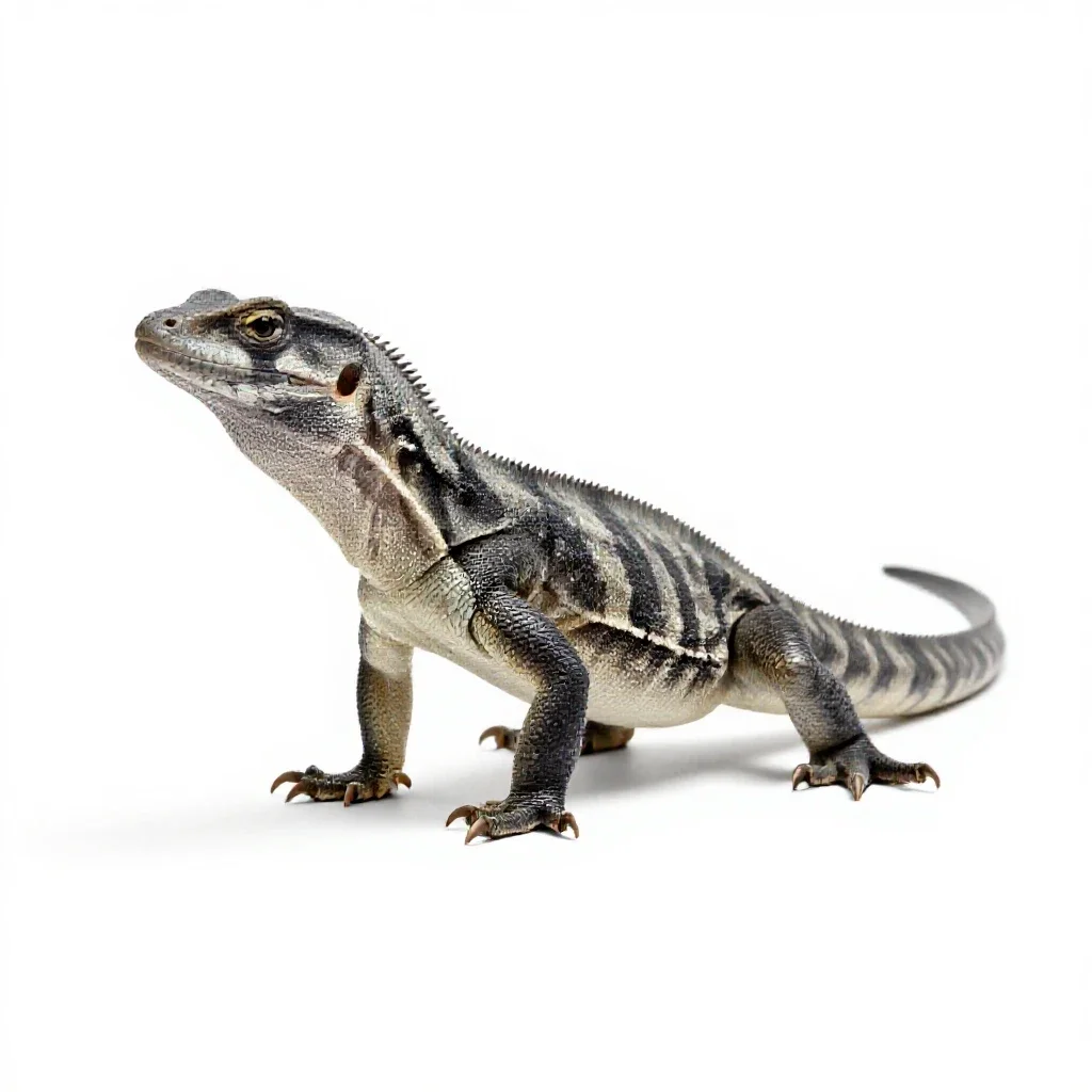 Saurian isolated on a white background