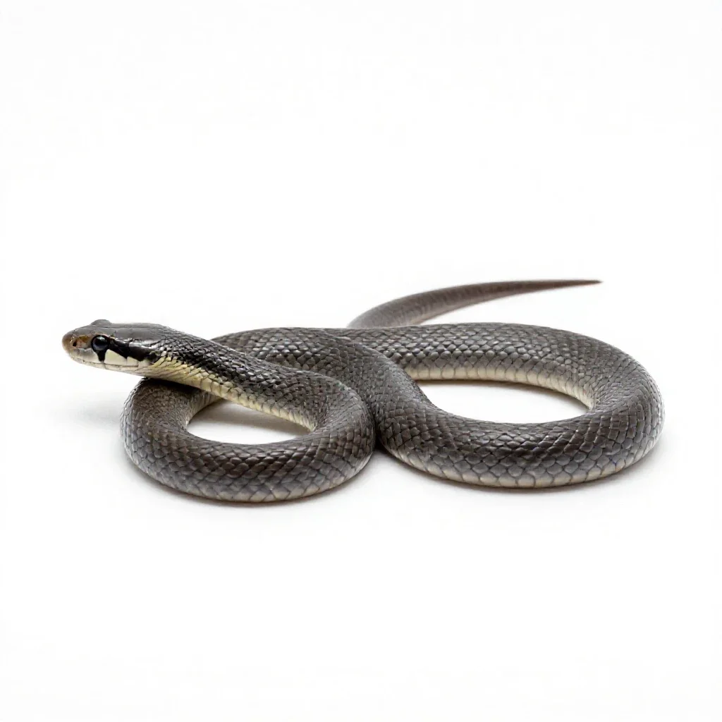 Snake isolated on a white background