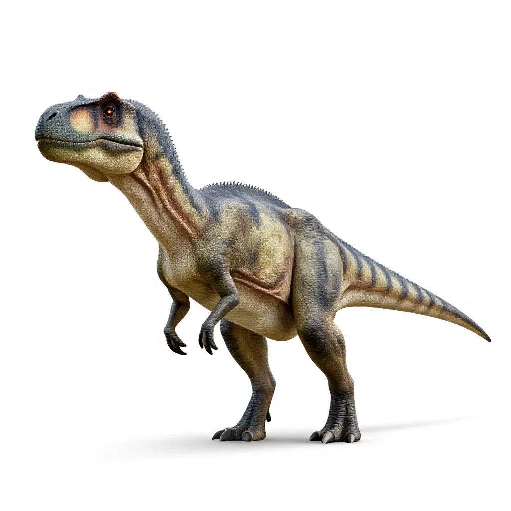 Staurikosaur isolated on a white background