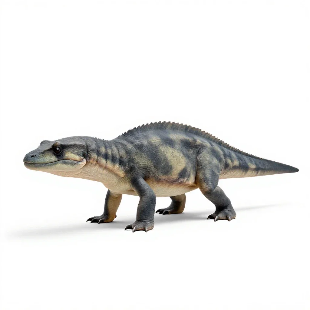 Stenopterygius isolated on a white background