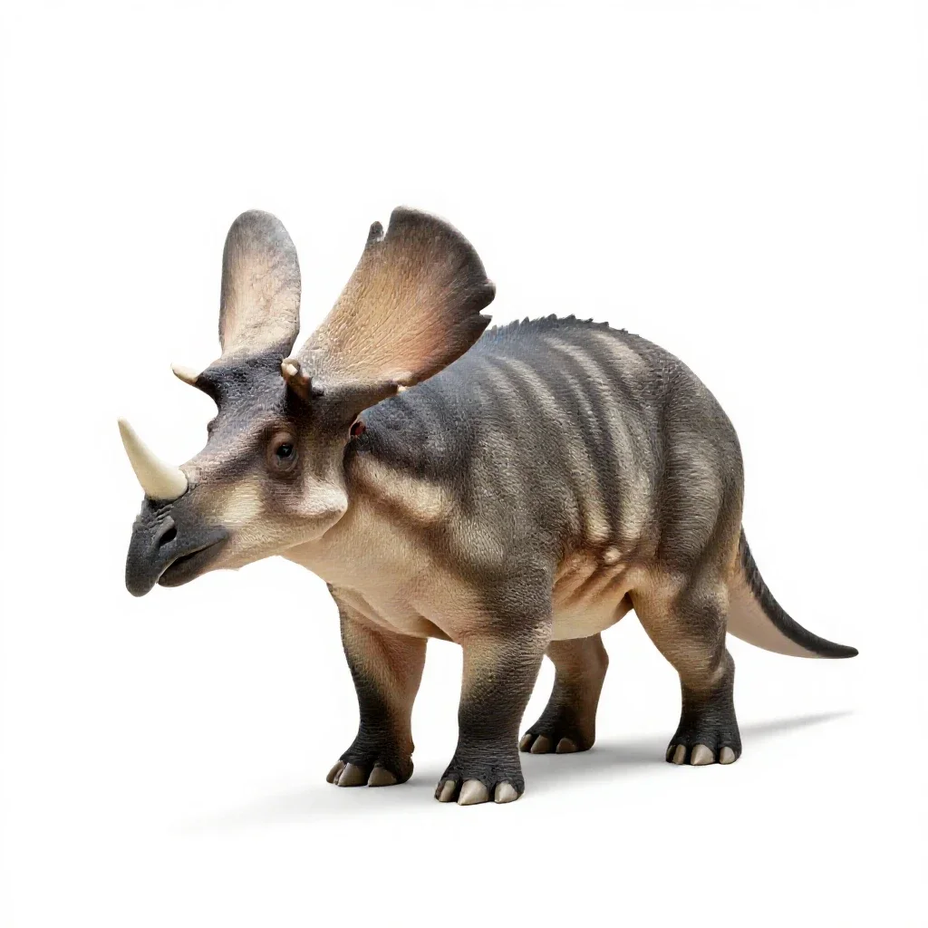 Styracosaur isolated on a white background